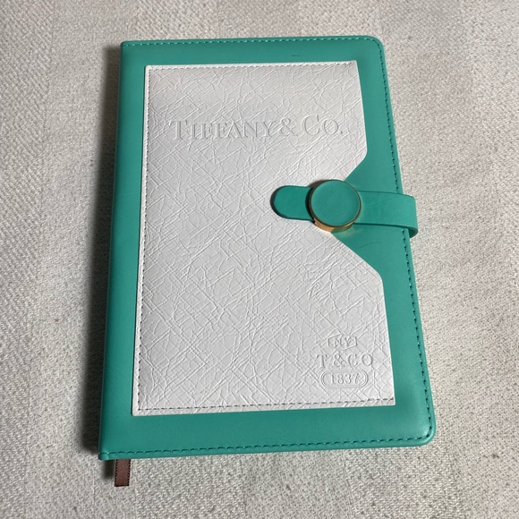 Tiffany & Co. Other - Tiffany & Co. Teal Journal with Gold Clasp